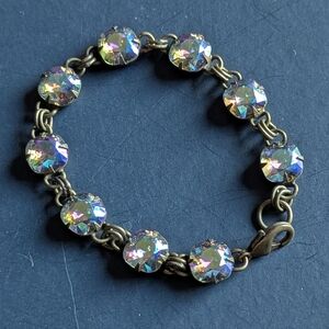 Sorrelli Gold Bracelet with Iridescent Crystals